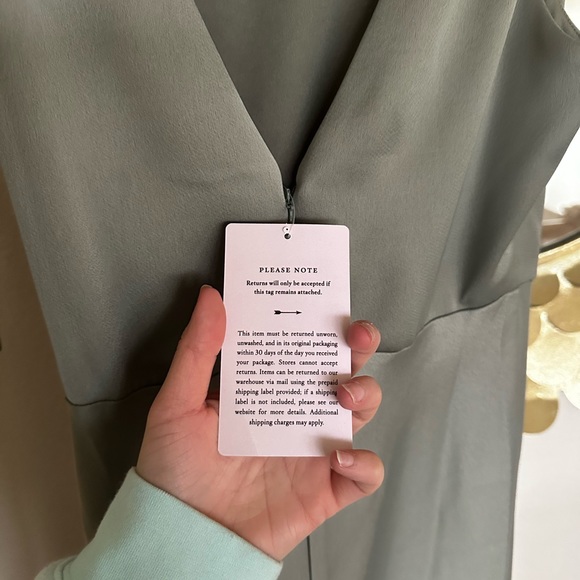 BHLDN MOSS BRIDESMAID DRESS - Picture 6 of 8